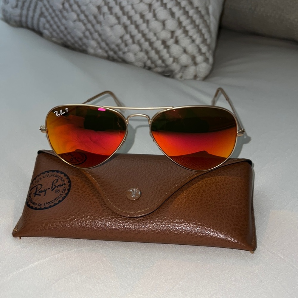 Aviator, red Ray-Ban